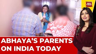 Kolkata RapeMurder Listen To Abhayas Parents Full Conversation With India Today  Nabila Jamal [upl. by Eelah]