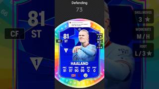 Respinning Haalands stats 🤖 fc25 football haaland [upl. by Gusella253]