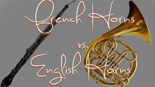 French Horns vs English Horns [upl. by Wenona]