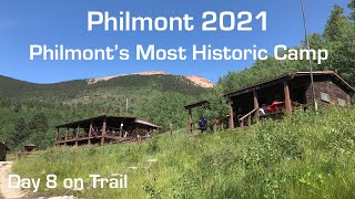 PHILMONT 2021  PHILMONTS MOST HISTORIC CAMP  DAY 8 ON TRAIL [upl. by Holmann]