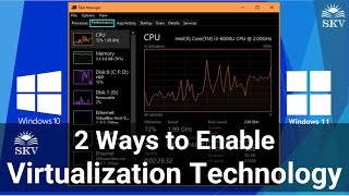 How to Enable Virtualization Technology in Windows 1011 PC 2 Simple Ways  Enable Virtualization [upl. by Ahsinoj]