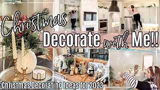 NEW CHRISTMAS CLEAN amp DECORATE WITH ME 2023 🎄 Christmas Decorating Ideas 2023 [upl. by Nylirrehs]