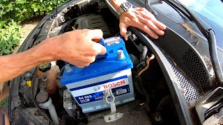 How To Change the Battery from a Opel Corsa E [upl. by Kristianson]