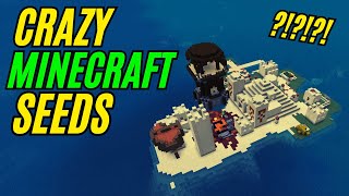 THE CRAZIEST MINECRAFT SEEDS [upl. by Eibor]