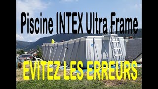 Piscine INTEX Ultra Frame Rectangulaire [upl. by Bondie]