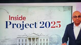 PROJECT 2025 DISSECTED BY ALI VELSHI JOURNALIST [upl. by Nessaj]