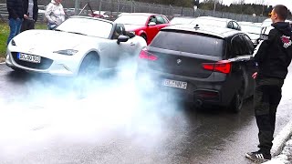 CARFREITAG  NÜRBURGRING  Burnouts Drifts MADNESS at Carfreitag 29032024 Part 2 [upl. by Sordnaxela]