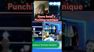 Swave Sevah teaches Battle Factz how to throw a punch share comment like fights boxing fyp [upl. by Ali451]