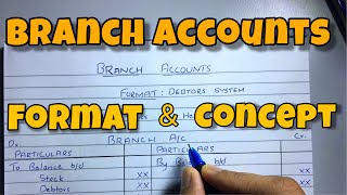 Branch Account  Format amp Concept  Financial Accounting  By Saheb Academy [upl. by Juliette421]