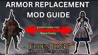 Elden Ring How To Install Armor Replacement Mods [upl. by Alyse619]