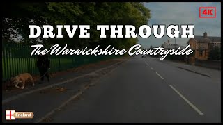 Drive Through English Countryside Warwickshire Bedworth Rugby amp Coventry [upl. by Lebama]