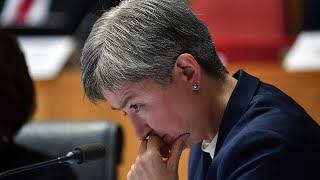 Penny Wong ‘grilled’ over support of recognising Palestinian sovereignty [upl. by Attelrahc]