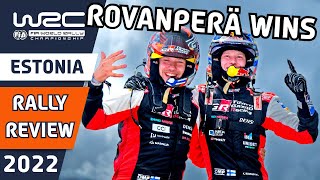 WRC Rally Highlights and Results of WRC Rally Estonia 2022 [upl. by Gershon]