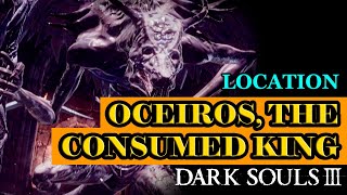 ds3 OCEIROS THE CONSUMED KING LOCATION  DARK SOULS 3 [upl. by Onileba718]