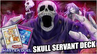 ¡TENER CARTAS EN EL DECK ES PARA PERDEDORES Skull Servant Deck  YuGiOh Master Duel [upl. by Llenod]