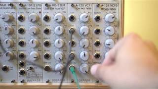 Doepfer A120 VCF1 Low Pass Filter [upl. by Reste816]