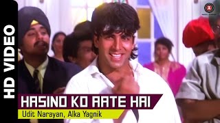 Hasino Ko Aate Hai Full Video  Lahu Ke Do Rang 1997  Akshay Kumar amp Karishma Kapoor [upl. by Tennos]