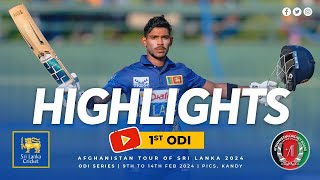 Pathum Nissanka smashes historic unbeaten ODI double ton  1st ODI Highlights [upl. by Antipus718]