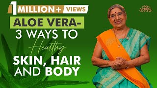 3 Amazing Benefits of Aloe Vera for Skin Hair and Health  Natural Healing Method [upl. by Nylecaj]