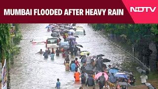 Rain Alert Today  Heavy Rain In Mumbai Waterlogging Reported Across City [upl. by Langley905]