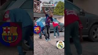 Real Madrid vs FC Barcelona dance by kinsacademia world halamadrid viscabarca dance [upl. by Lenard230]