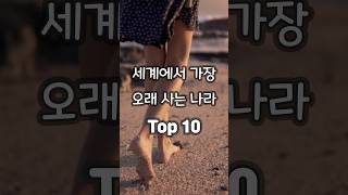 세계에서 가장 오래 사는 나라 Top 103위 대한민국 1위는 [upl. by Ahsirhcal]