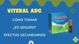 Viteral ADC Suplemento Alimenticio Qué es y para qué sirve Beneficios Cómo tomar Cotras y más [upl. by Nairadas484]