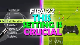 AVOID this SETTING in FIFA 22 PLAYER RELATIVE vs BALL RELATIVE  FIFA 22 PLAYER SWITCHING TUTORIAL [upl. by Yatnoj]