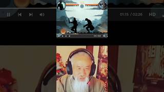 When Hermit Play Shadow Fight 2 In Actual Life 😹😂editshadowfight2trend [upl. by Aicenad]