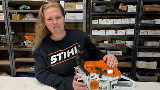 PART 1 Stihl MS261 Chainsaw Teardown BRAND NEW amp WON’T START Now WHAT [upl. by Lashond]