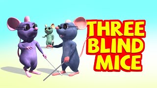 Three Blind Mice  Nursery Rhymes  Kids Songs [upl. by Blasius833]