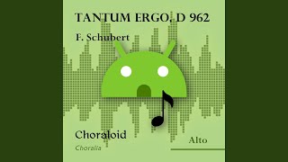 Tantum ergo in EFlat Major D 962 All voices [upl. by Eeloj]