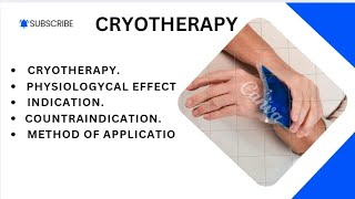 Cryotherapy Notes Physiological effect Lewis hunting reaction  Technique of massage in cryo [upl. by Wolk]