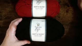 Yarn Review Yarn Bee Soft and Sleek Low Pill Fiber [upl. by Nael]