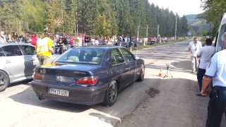 Peugeot 406 19 TD vs BMW 530 D  Covasna 200m 2013 semifi S7 1 [upl. by Geraldina]