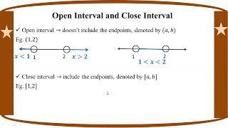 Grade 12 Math ch 9 Open Interval and Close Interval [upl. by Devan584]