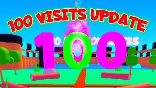 100 VISITS UPDATE  Clicker World [upl. by Submuloc]