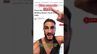 Will you boycott Pizza Hut freepalestine israel israelpalestineconflict boycott palestine [upl. by Swayne]