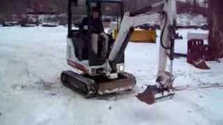 Bobcat 322 Excavator Part 2 [upl. by Donnelly979]