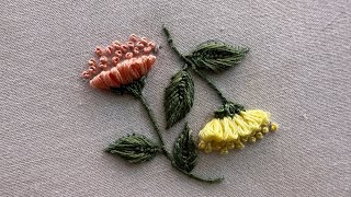 Gorgeous flower embroidery designhand embroidery designembroidery [upl. by Margaretha]