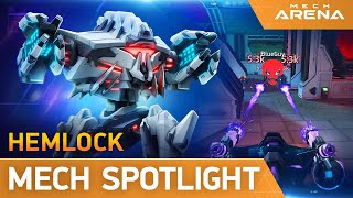 Mech Arena  Mech Spotlight  Hemlock [upl. by Apfelstadt]