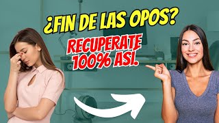 ¿FIN de las OPOS RECUPERATE 100 ASÍ [upl. by Ynavoeg]