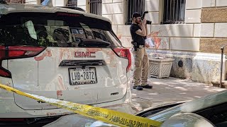 Woman Stabbed to Death Outside NYC Apartment Building [upl. by Dugald58]