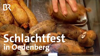 Kesselfleisch Schlachtfest in Oedenberg  Zwischen Spessart und Karwendel  BR  Doku  Reportage [upl. by Kelwunn]