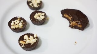 Bombons fit improviso delícia maravilhosa que imita até um Reeses [upl. by Angelis]