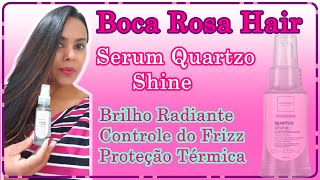 Óleo Finalizador Quartzo Shine Boca Rosa Hair Com Proteção Térmica [upl. by Nerua]