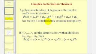 New Version Available Polynomial Function  Complex Factorization Theorem [upl. by Adamina]