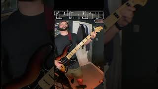 BOUND 2  KANYE WEST  Bass tabs lesson shorts [upl. by Ebehp701]