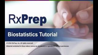 RxPreps Biostats MiniTutorial [upl. by Naud]