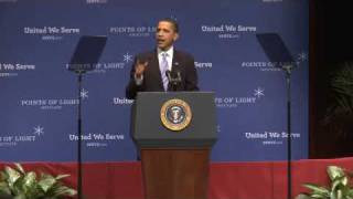 President Barack Obamas Forum on Community Service at Texas AampM [upl. by Pare]